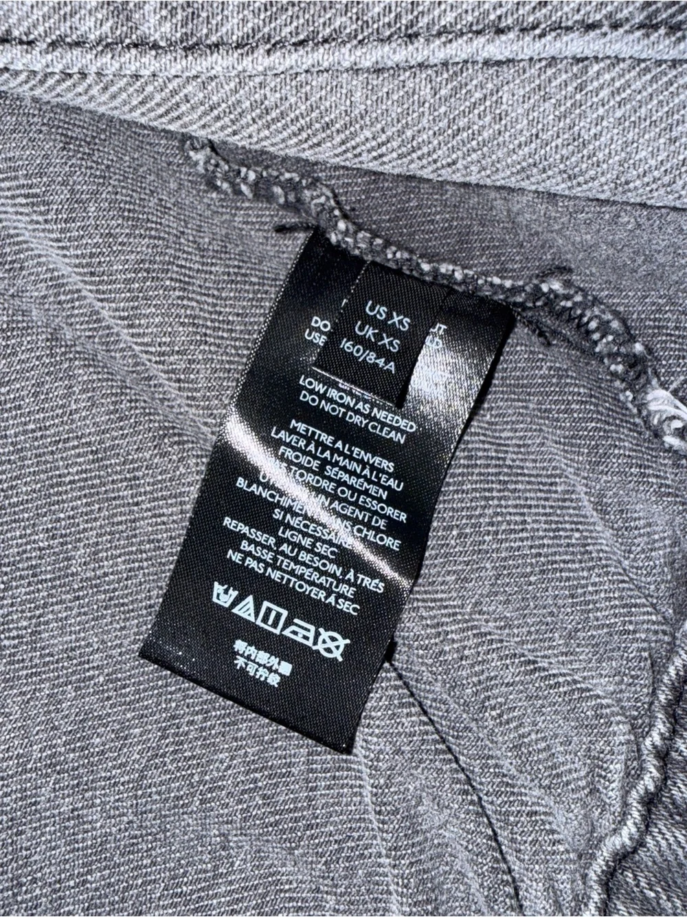 Free People Black Comet Denim Bomber Jacket - Picture 5 of 11